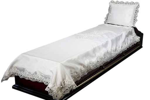 Покрывало в гроб "Аврора" (покрывало, наволочка)